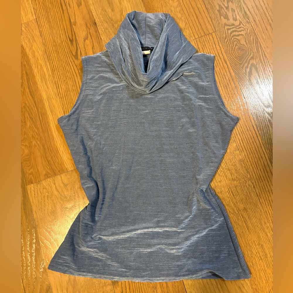Vtg American City Wear Light Blue Textured Tank Top
